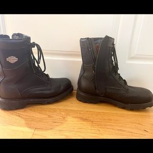 Harley Davidson Men’s Black leather boots. 8 1/2